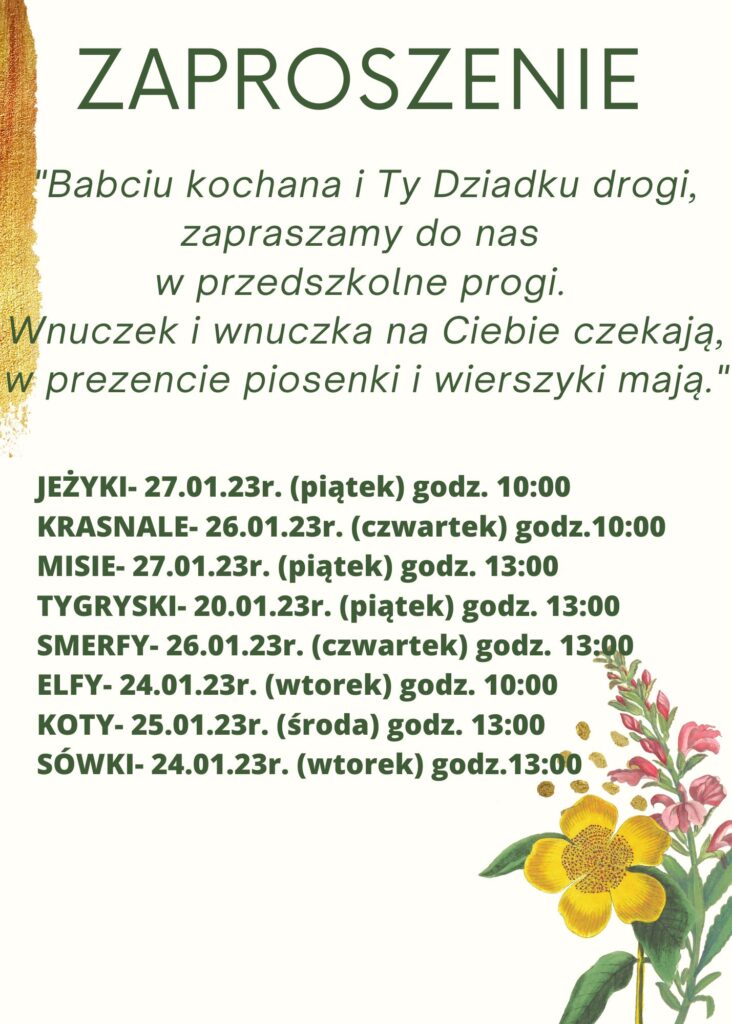 Zdjęcie: Dzień Babci i Dziadka