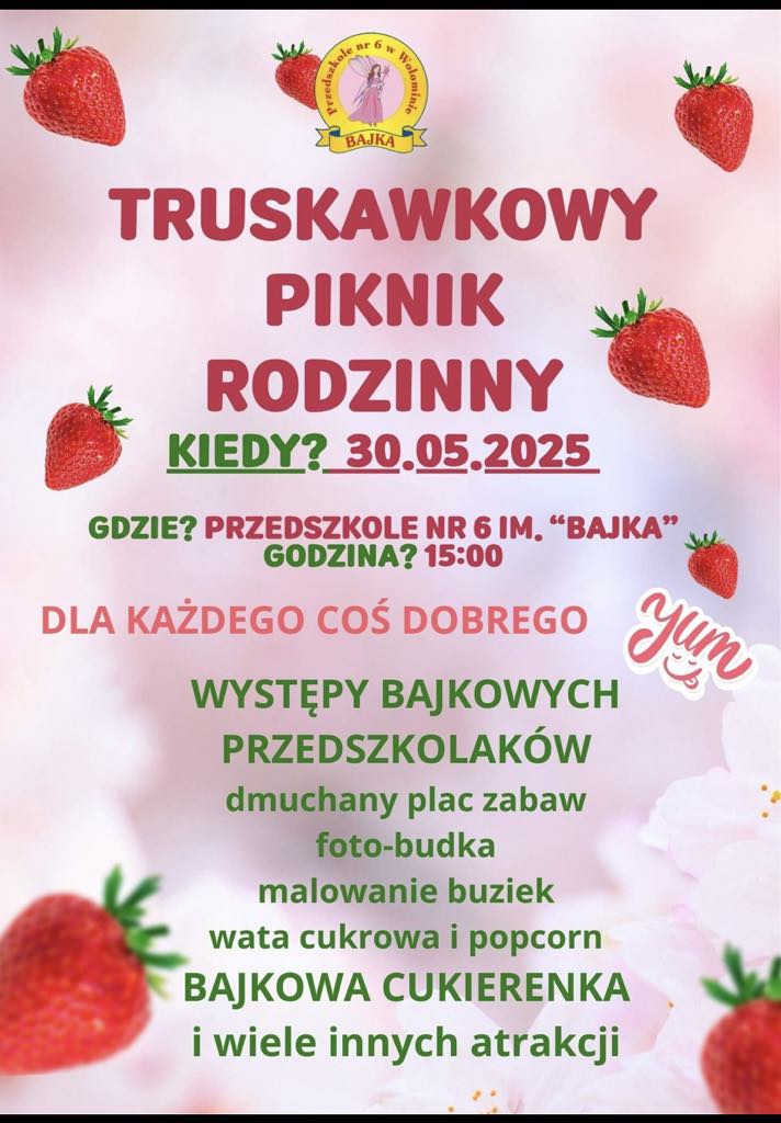 Zdjęcie: TRUSKAWKOWY PIKNIK RODZINNY