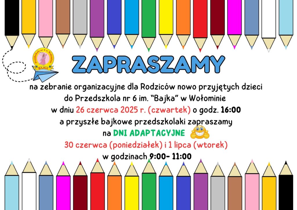 Zdjęcie: WAŻNE dla przyszłych,                                       bajkowych przedszkolaków ;)